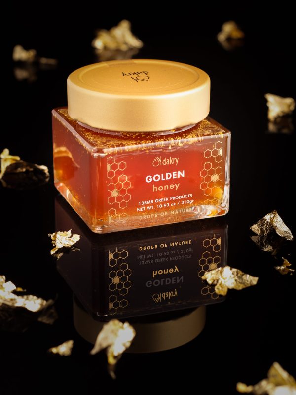 Dakry Olive | Thyme Honey with Edible Gold 24K