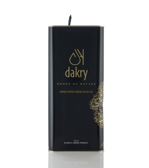 Dakry Olive | Εξ. Παρθένο Ελαιόλαδο - Μεταλλικό δοχείο 5 λίτρων