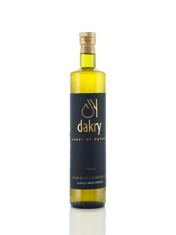 750ml bottle of Messinia extra virgin olive oil