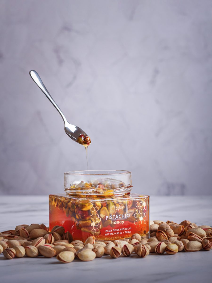 Orange Blossom Honey with Aegina Pistachio 280g