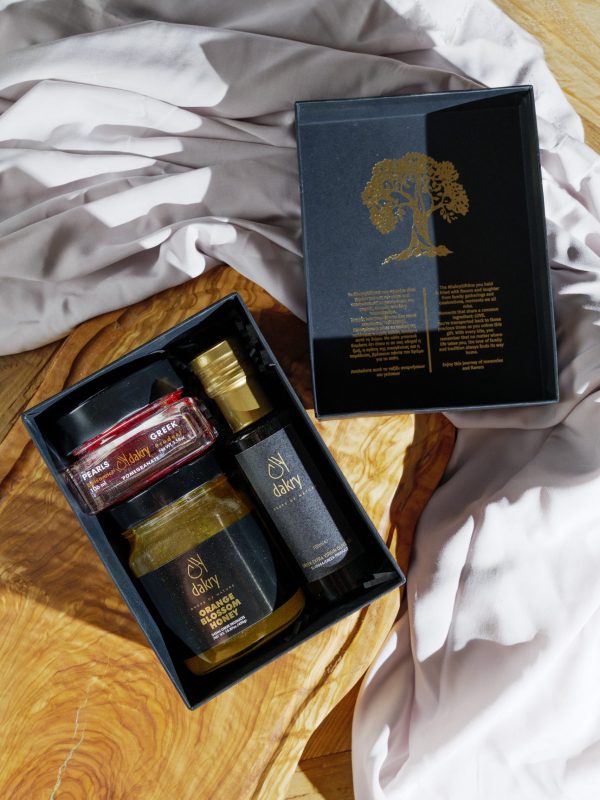 Sunny Tastes travel gift box by Dakry Olive
