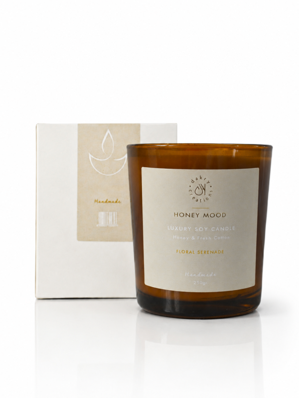 Honey Fresh Cotton Soy Candle 250g