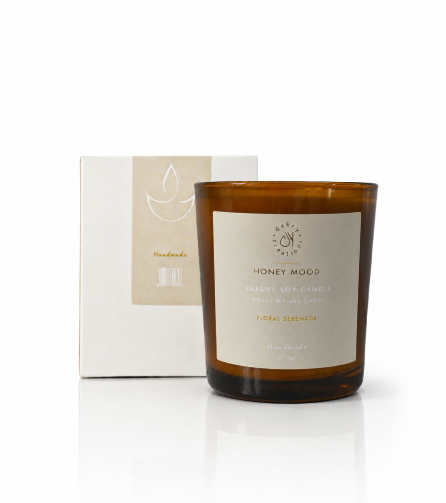 Honey Fresh Cotton Soy Candle 250g