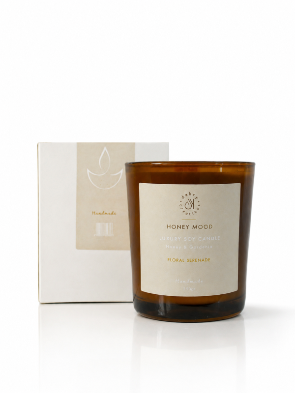 Honey Gardenia Scented Candle 250g