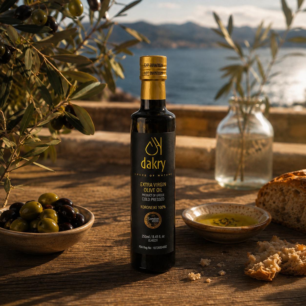 Dakry Extra Virgin Olive Oil 750ml from Messinia