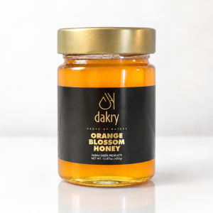 Greek Orange Blossom Honey 450 g by Dakry Olive